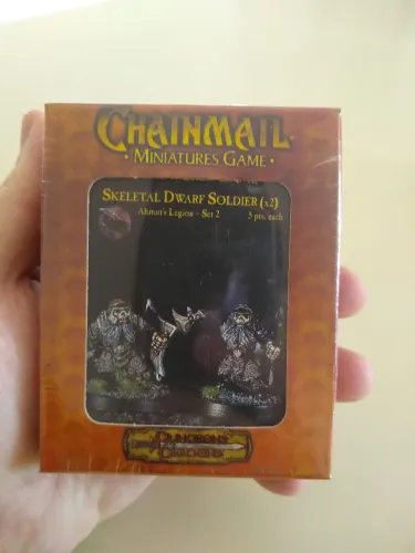 Miniaturas Dungeons and Dragons Skeletal Dwarf Soldiers