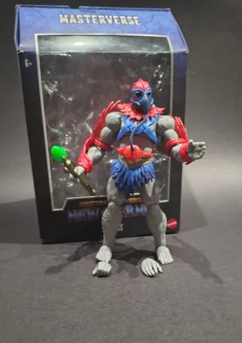 Boneco Stratos (He-Man / Masterverse New Eternia) Mattel 7" c/ Caixa