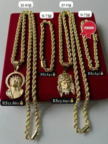 Corrente de ouro baiano 18k (750)