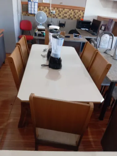 Mesa nova seis cadeiras 