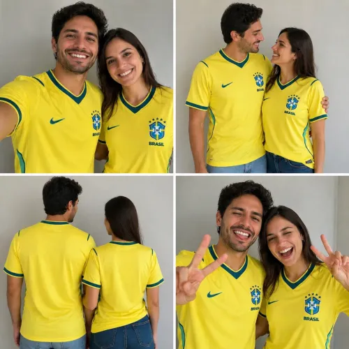 Camisa do brasil feminina 