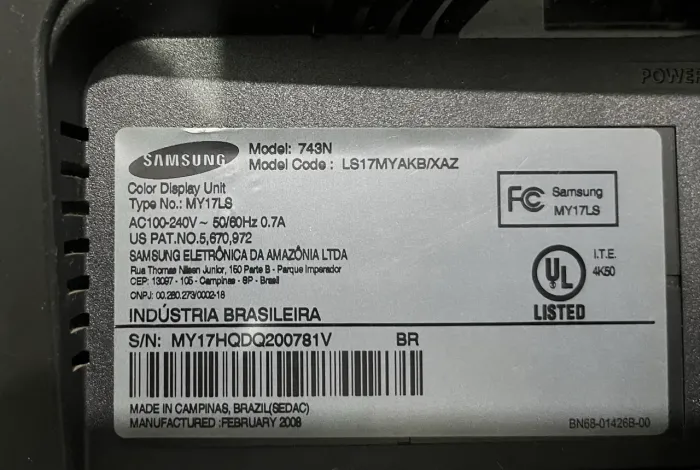 Monitor Samsung 