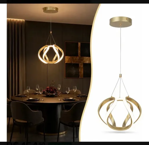 Lustre com pendente sala de jantar