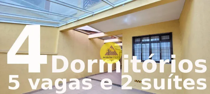 VENDE OU ALUGA - SOBRADO COM 4 DORMITÓRIOS E HOME OFFICE