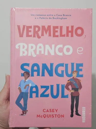 Livro Vermelho, Branco e Sangue Azul - Capa Dura