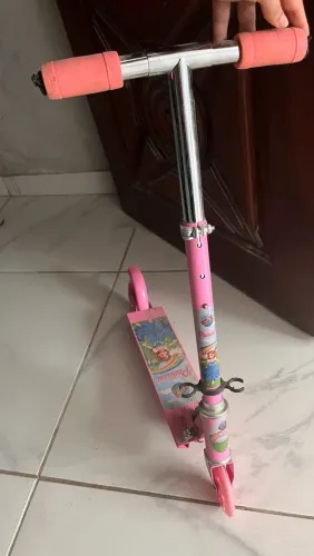 Patinete da princesa rosa