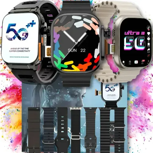 Smartwatch 5G Ultra 3 AI  100% ORIGINAL Android Com Chip GPS e Câmera O MAIS PONTENTE !!!!