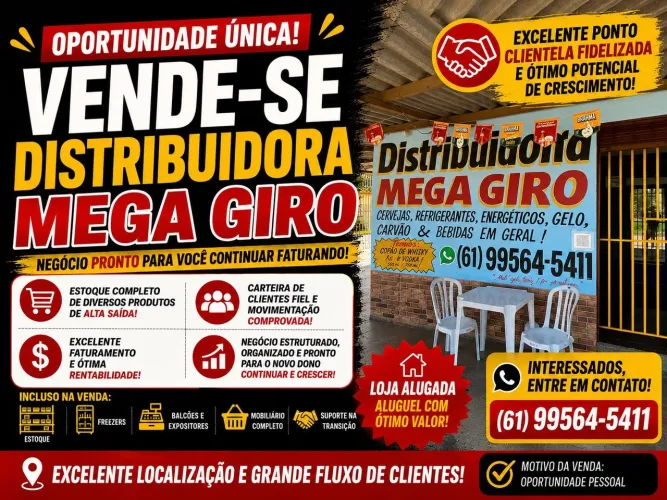 VENDO DISTRIBUIDORA