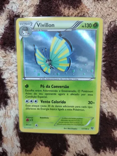 Carta pokémon vivillon savanna 17e/146 NM