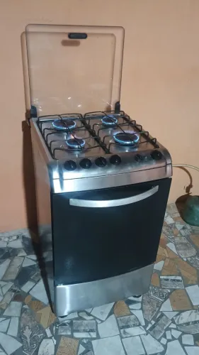 Fogão 4 bocas inox