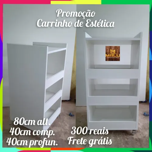 Promoção carrinho de estética