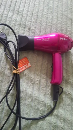 Secador de cabelo, pranchinha