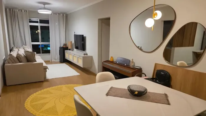 Apartamento para venda tem 89 metros quadrados com 2 quartos em Ponta da Praia - Santos -