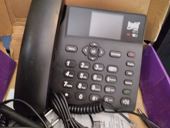 Telefone Rural de mesa Chip celular 