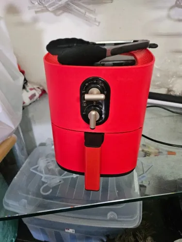 Airfryer Vintage Gadnic Vermelha - 3 litros