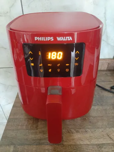 Fritadeira Airfryer Digital Philips Walita Vermelha