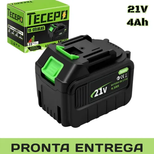 BATERIA 21V 4,5Ah - TECEPO ENCAIXE PADRÃO MAKITA