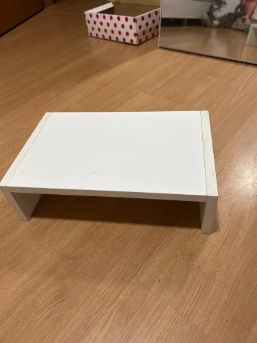 Suporte Elevador Para Notebook Ou Monitor Branco - MDF