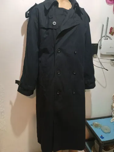 Casaco Longo de Gabardine - tamanho 50
