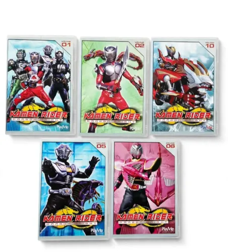 coleção de DVDs Kamen Rider originais