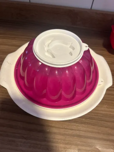 Forma de gelatina/pudim tupperware