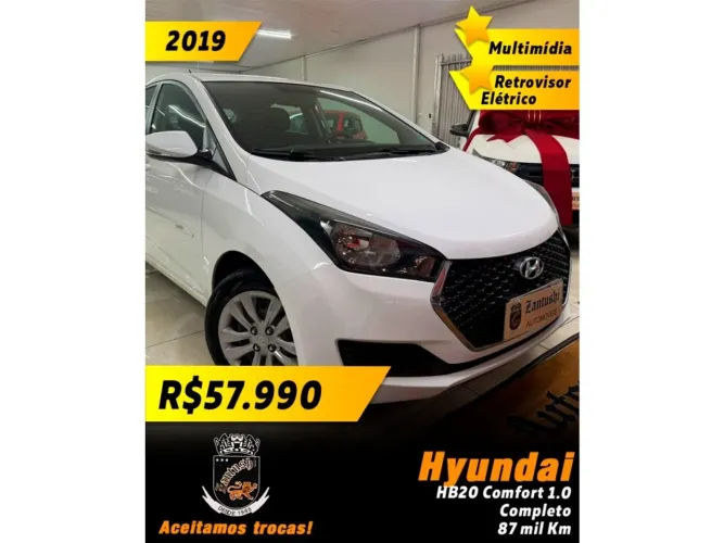 Hyundai HB20 Comfort 1.0 Flex 12V Mec. 2019