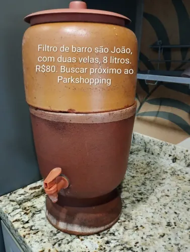 Filtro de Barro são João, 8 litros