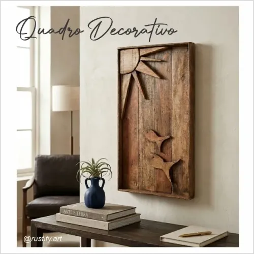 Quadro decorativo Sol & Mar! Peça única!
