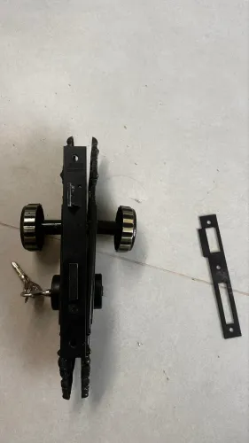 Fechadura de Porta Estilo Colonial / Vintage - Marca SAM (Completa)