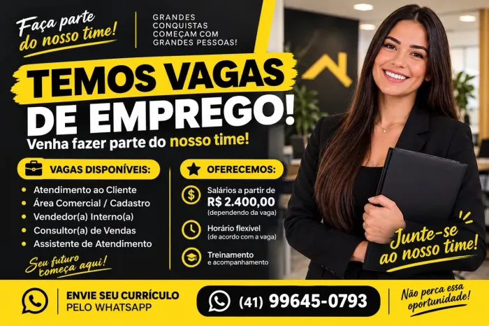 VAGA DE EMPREGO