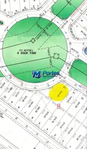Terreno à venda, Centro Empresarial Coplan, 930 m², plano