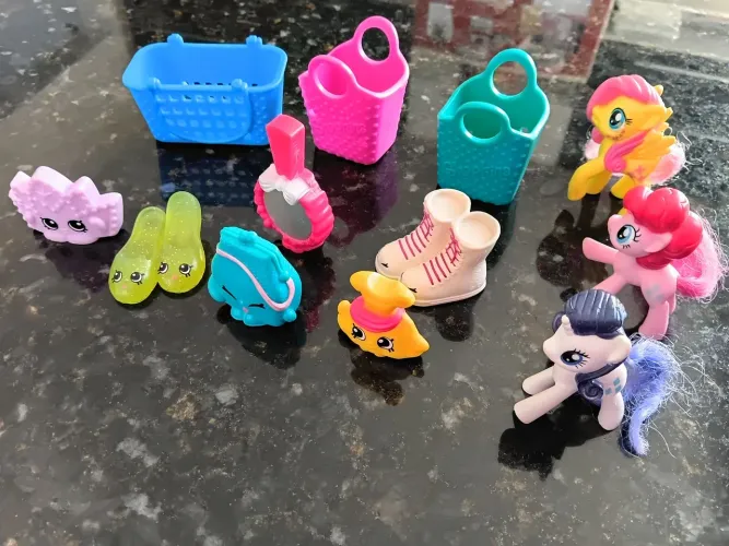 Me litlle Poney + shopinks 12 peças