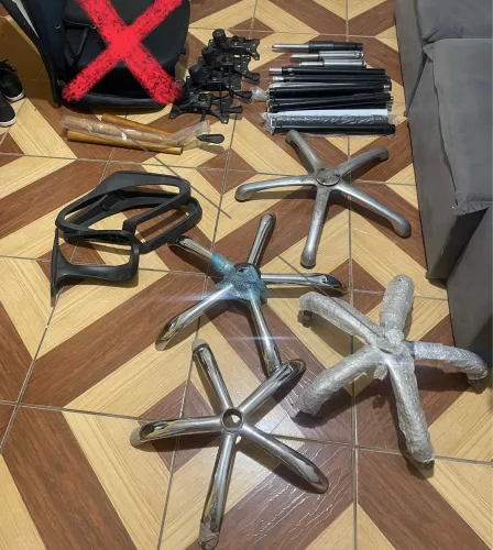 Cadeira - Flange - Base Estrela - Pistão