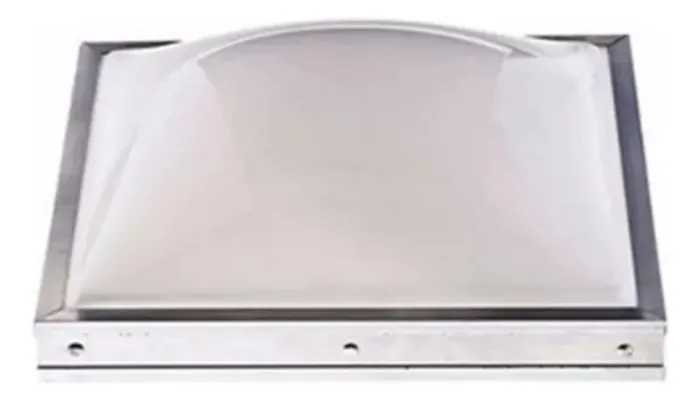 Domo Clarabóia Acrilico Branco 84x55cm C/tela P/ventilação
