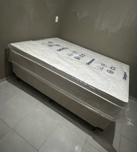 Cama box casal ortobom