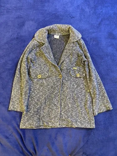 Blazer Feminino Mescla Cinza-Essência Viva