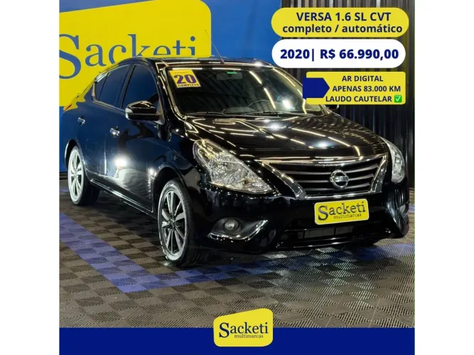 Nissan Versa SL 1.6 16V Flexstart 4P Aut. 2020