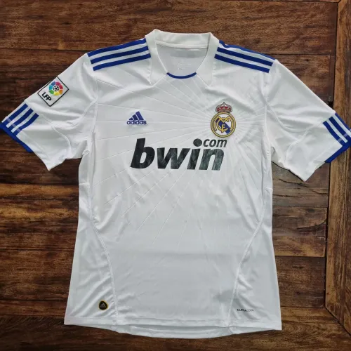 Camisa real madri adidas, veste G, peça impecável 