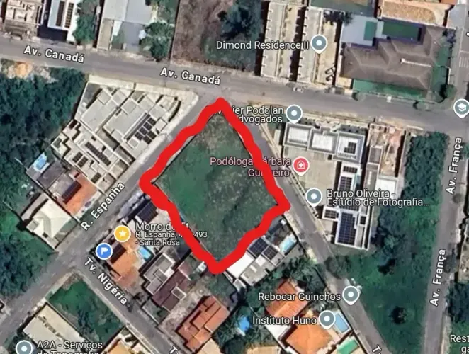 Terreno de 1.620m² à Venda  Bairro Santa Rosa em Cuiabá/MT codigo: 306799