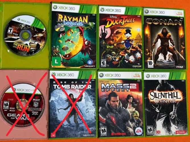 Jogos de Xbox 360 originais 50 reais cada um, leia descrição.