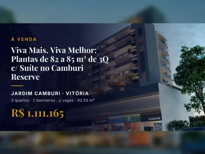 Camburi Reserve: Apartamento Aconchegante em Jardim Camburi para Sua Família