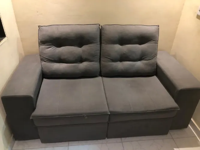 Sofá retrátil 2 lugares