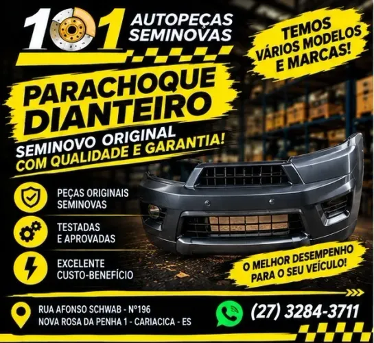 Parachoque Dianteiro Original Seminovo Vários Modelos Carros