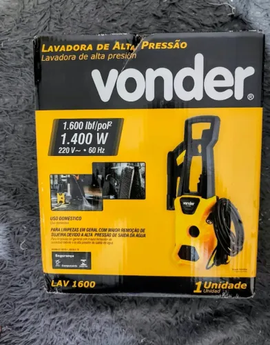 Lavadora De Alta Pressão Lav1600 Libras Vonder 1.600lbf