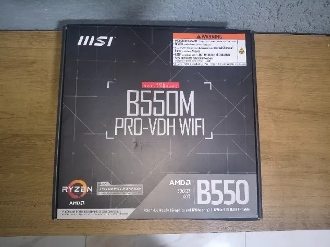 Placa-Mãe MSI B550M PRO-VDH WIFI | Nova na Caixa | AM4