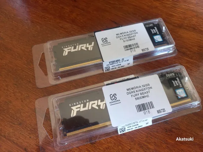 Memória RAM DDR5 Kingston Fury Beast2x32GB (64Gb)