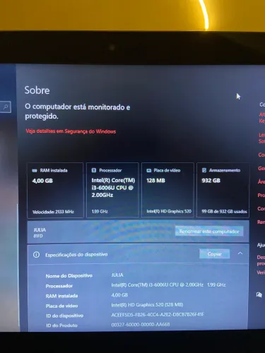 Notebook lenovo ideapad 330