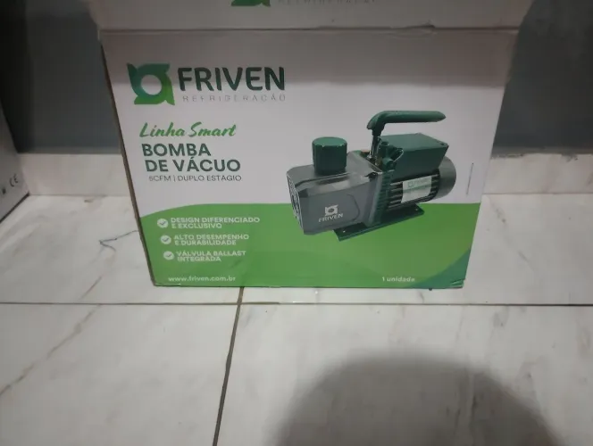 Bomba de vácuo 5cfm dois estágios.