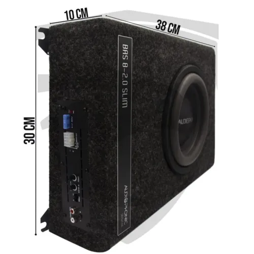 Subwoofer Slim BAS 8 2.0 Sensation Audiophonic