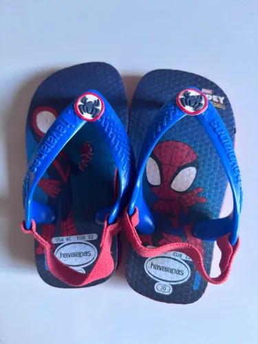Chinelo Havaianas homem aranha infantil